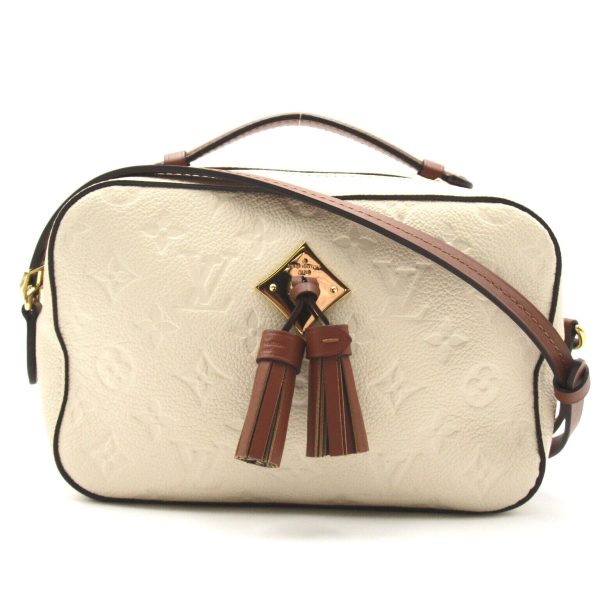 1 Louis Vuitton Saintonge Shoulder Bag Monogram Empreinte White