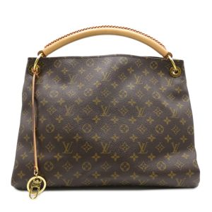 1 Louis Vuitton Artsy MM One Shoulder Hobo Hand Bag Monogram
