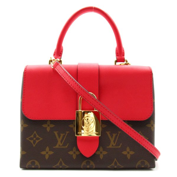 1 Louis Vuitton Locky BB Crossbody Bag Monogram Coquelicot Red