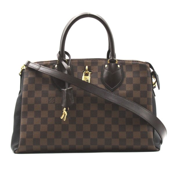 1 Louis Vuitton Normandy Damier Ebene Shoulder Bag Black