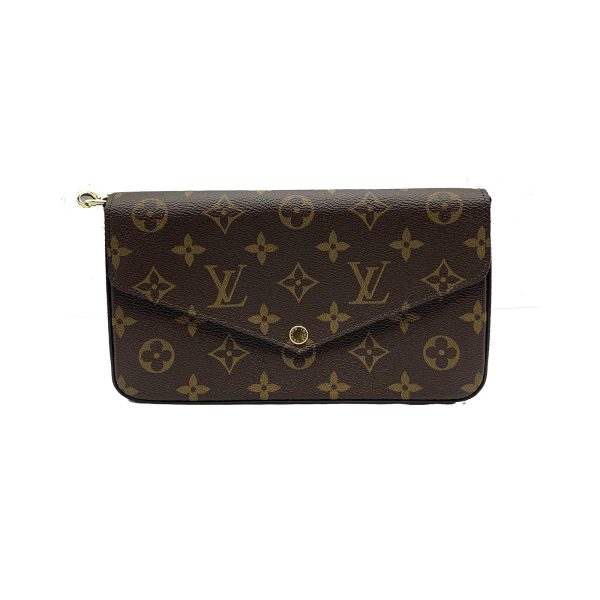 1 Louis Vuitton Pochette Felicy Chain Shoulder Bag Monogram Canvas