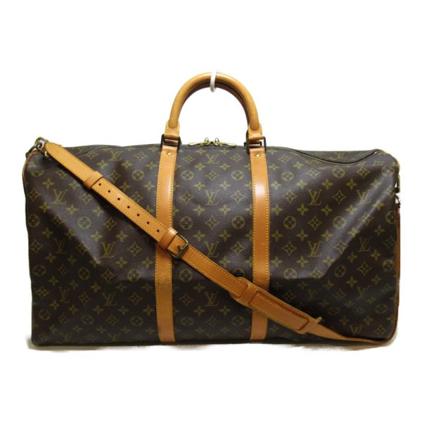 1 Louis Vuitton Keepall Bandouliere 0 Boston Bag Monogram Canvas Brown