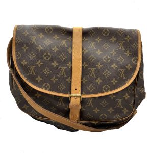1 Louis Vuitton Saumur GM Shoulder Bag Monogram Canvas Brown Unisex LV