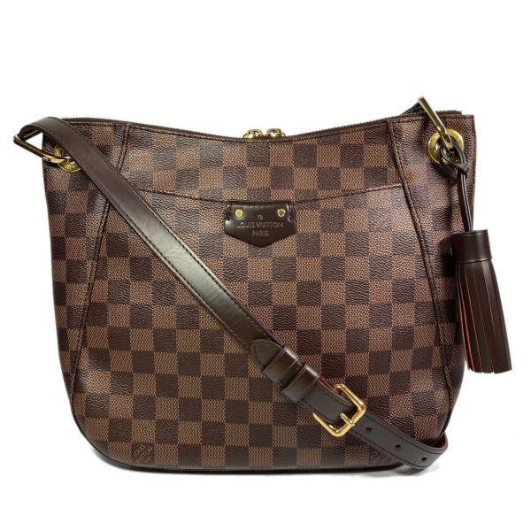 1 Louis Vuitton South Bank Shoulder Bag Damier Canvas Brown Women GHW