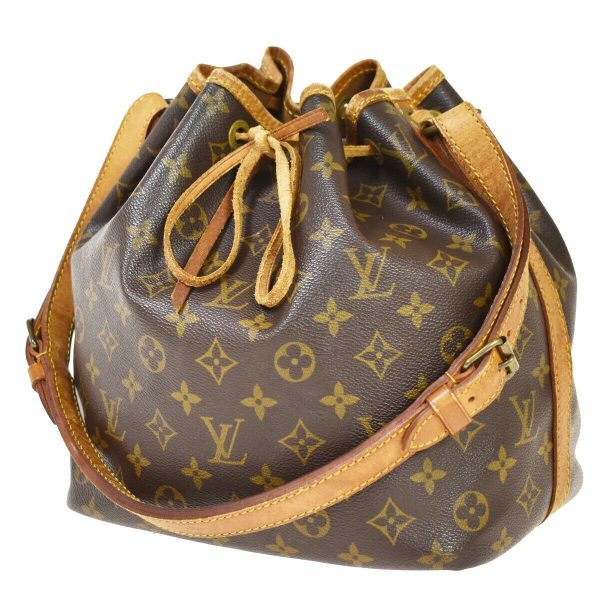 1 Louis Vuitton Petit Noe Drawstring Shoulder Bag Monogram Leather