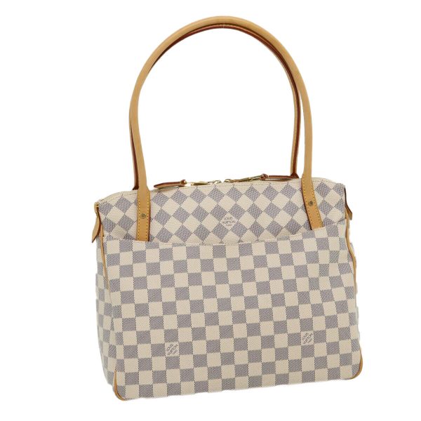 1 Louis Vuitton Damier Azur Figheri PM Tote Bag