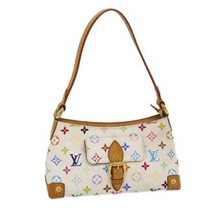 1 Louis Vuitton Monogram Multicolor Eliza Shoulder Bag White