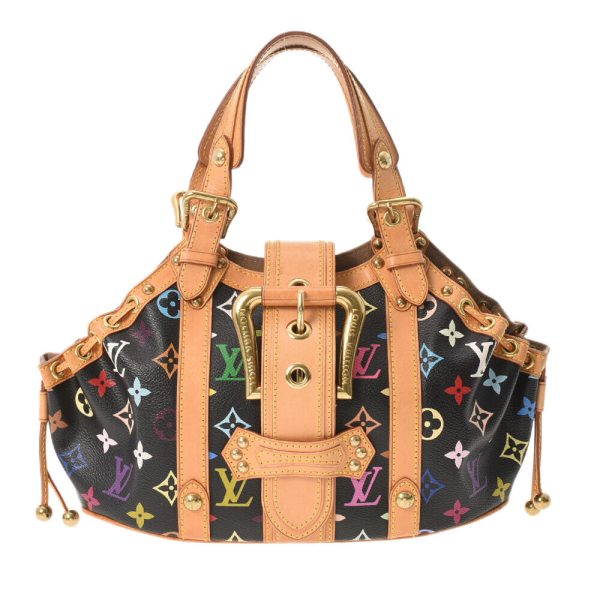 1 Louis Vuitton Multicolor Theda GM Black Hand Bag