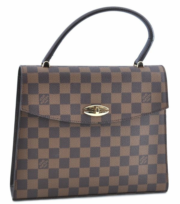 1 Louis Vuitton Damier Ebene Malesherbes Hand Bag