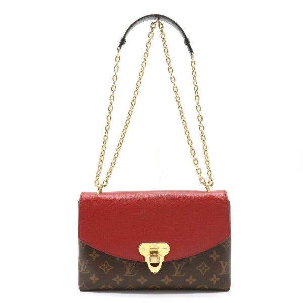 1 Louis Vuitton Saint Placide Chain Shoulder Bag Monogram Cerise Red