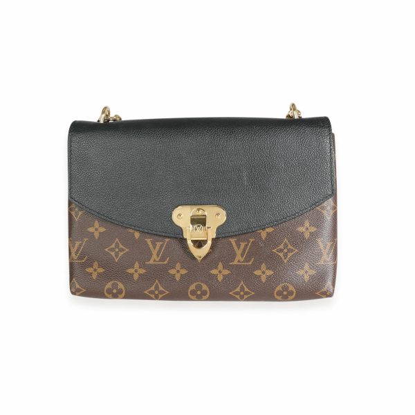 1 Louis Vuitton Saint Placide Monogram Grained Calf Leather Black