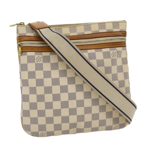 1 Louis Vuitton Damier Azur Pochette Bosphore Shoulder Bag Lv Auth