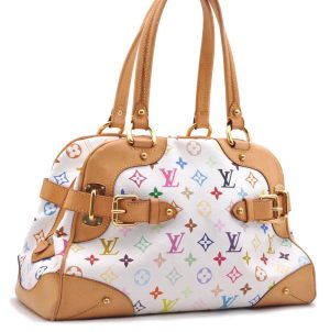 1 Louis Vuitton Monogram Mahina Blossom PM Shoulder Bag