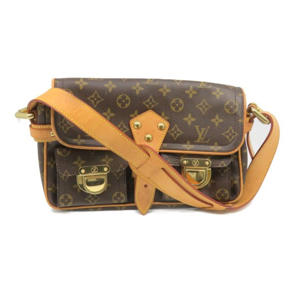 1 Louis Vuitton LV Hudson Shoulder Bag Monogram Brown