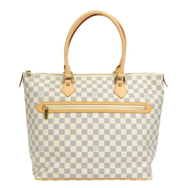 1 Louis Vuitton Saleya GM Hand Tote Bag Purse Damier Azur