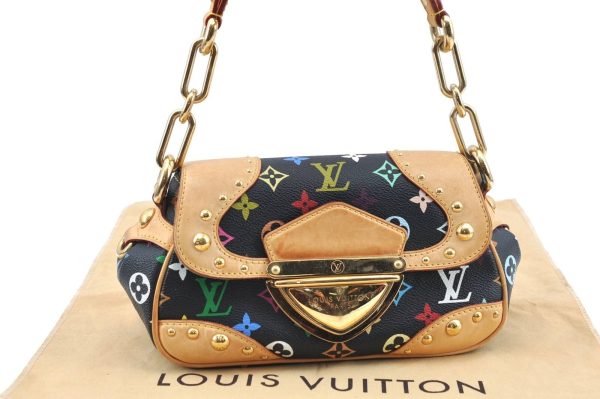 1 Louis Vuitton Marilyn Monogram Multicolor Shoulder Bag Black