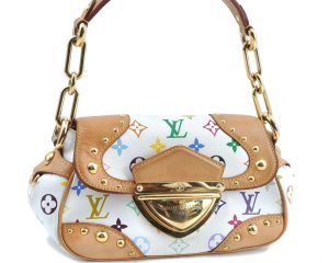 1 Ferragamo Crossbody Shoulder Bag Beige Multicolor