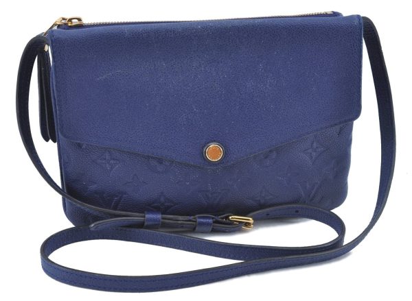 1 Louis Vuitton Empreinte Twice CrossBody Bag Navy Blue