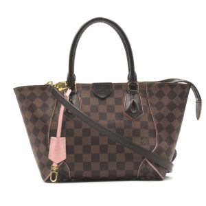 1 LOUIS VUITTON Caissa Tote PM Shoulder Bag Damier Ebene