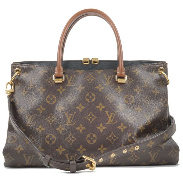 1 Louis Vuitton Monogram Pallas HandBag Noir