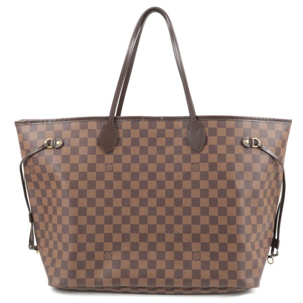 1 Louis Vuitton Damier Ebene Neverfull GM Tote Bag