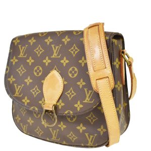 1 Louis Vuitton Saint Cloud GM Shoulder Bag Monogram Leather Brown