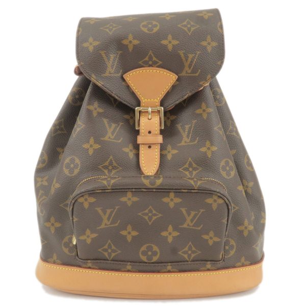 1 Louis Vuitton Monogram Montsouris MM Back Pack Bag