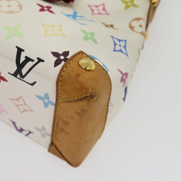 10 Louis Vuitton Monogram Multicolor Eliza Shoulder Bag White