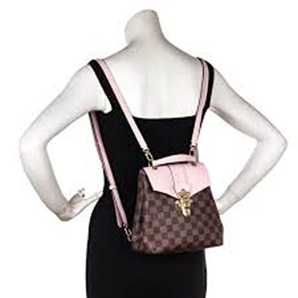 10 Louis Vuitton Clapton Backpack Damier Ebene Canvas Pink