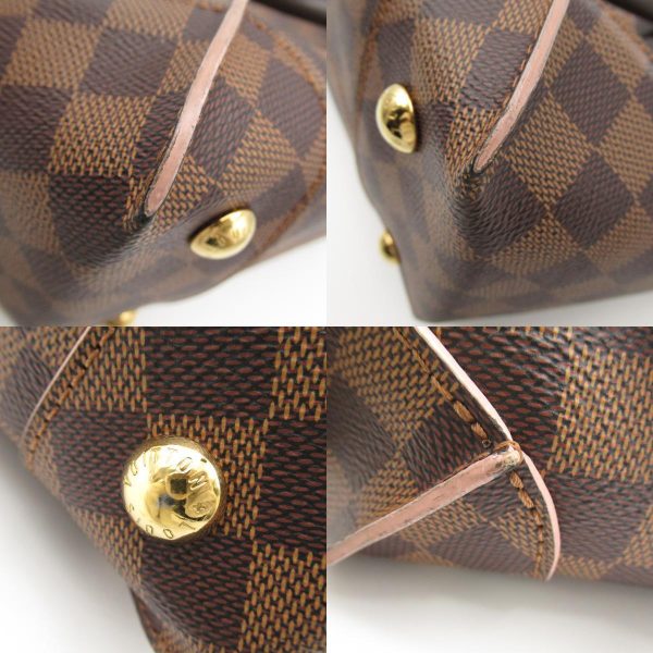 10 LOUIS VUITTON Caissa Tote PM Shoulder Bag Damier Ebene