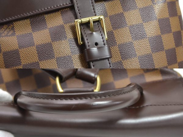 10 Louis Vuitton Damier Ebene Soho Backpack Brown