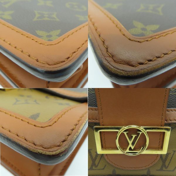 11 Louis Vuitton Dauphine MM Shoulder Bag Handbag Monogram Reverse