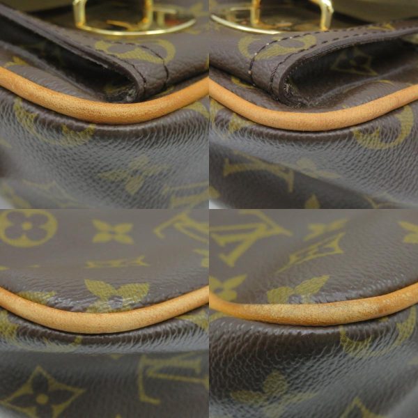 11 Louis Vuitton LV Hudson Shoulder Bag Monogram Brown