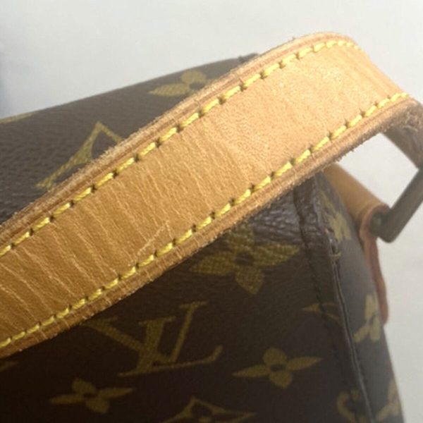 11 Louis Vuitton Saint Cloud GM Shoulder Bag Monogram Leather Brown