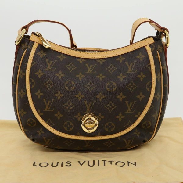 12 Louis Vuitton Monogram Tolum PM Shoulder Bag Lv Auth