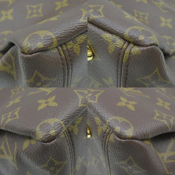 12 Louis Vuitton Pallas MM Satchel Shoulder Handbag Monogram Brown