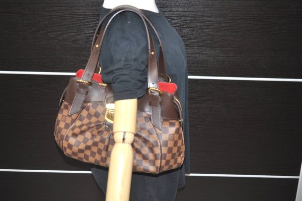 12 Louis Vuitton Damier Sistina PM Shoulder Hand Bag