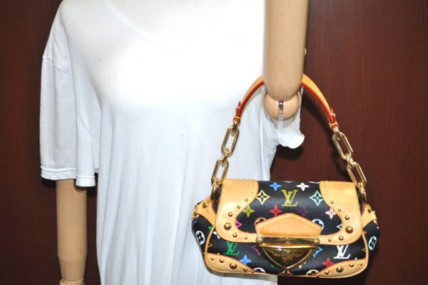 12 Louis Vuitton Marilyn Monogram Multicolor Shoulder Bag Black