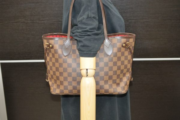 12 Louis Vuitton Damier Ebene Neverfull PM Tote Bag