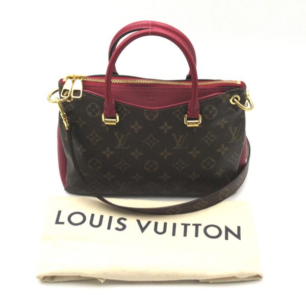 12 Louis Vuitton Palas BB 2way Shoulder Bag Monogram Canvas Women GHW