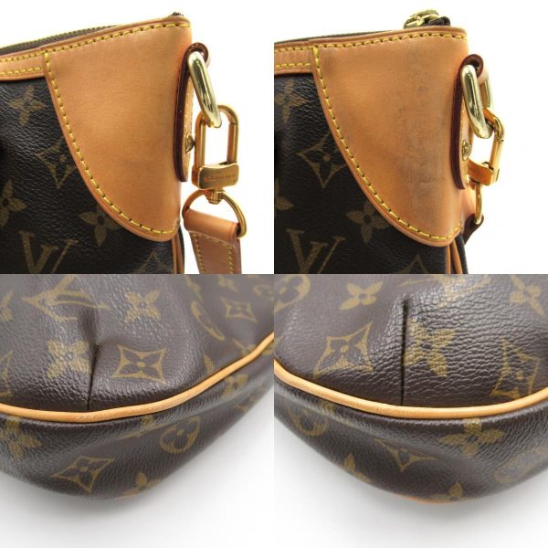 12 Louis Vuitton Odeon Gm Shoulder Handbag Monogram Canvas Brown