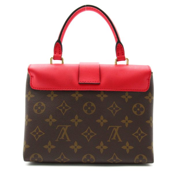 2 Louis Vuitton Locky BB Crossbody Bag Monogram Coquelicot Red