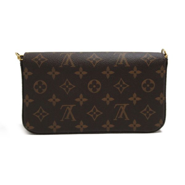 2 Louis Vuitton Pochette Felicie Shoulder Bag Monogram Canvas