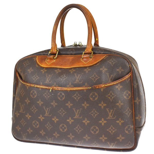 2 Louis Vuitton Bowling Vanity Brown Leather Monogram