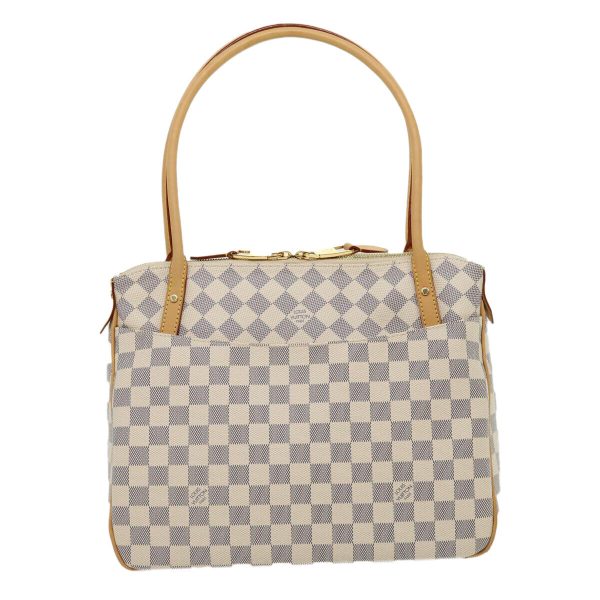 2 Louis Vuitton Damier Azur Figheri PM Tote Bag