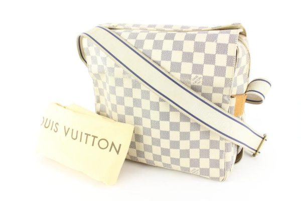 2 Louis Vuitton Damier Azur Naviglio Crossbody Messenger