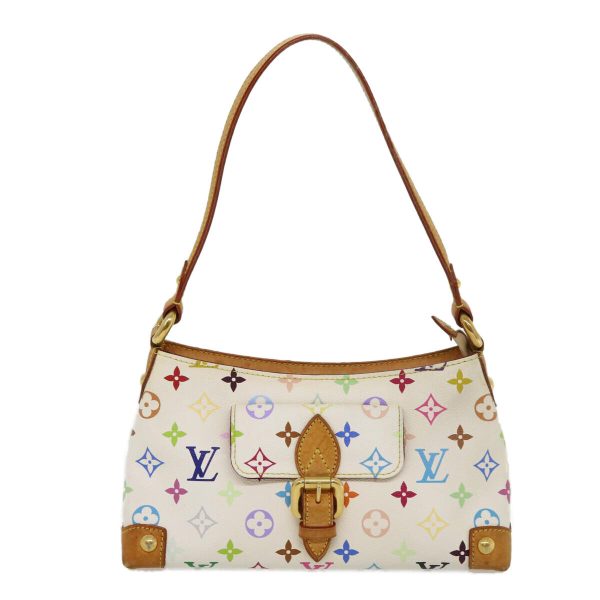 2 Louis Vuitton Monogram Multicolor Eliza Shoulder Bag White