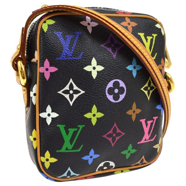 2 Louis Vuitton Rift Shoulder Bag Monogram Multicolor Black