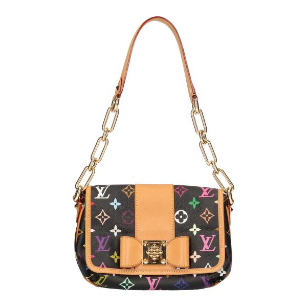 2 Louis Vuitton Patty Monogram Multicolor Noir Black Handbag