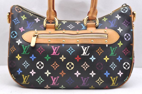 2 Louis Vuitton Monogram Multicolor Rita Shoulder Bag Black